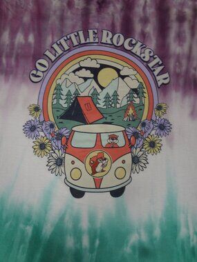 BUCEE'S BEAVER IN RV GO LITTLE ROCK STAR - XL TIE-DYE SHIRT L580